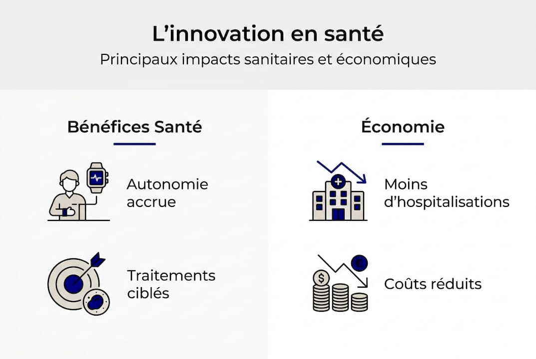 Découvrez en image comment l’innovation transforme notre santé et dynamise l’économie.