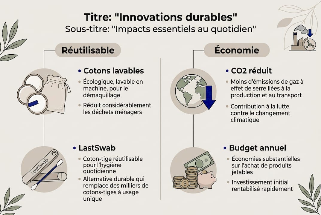 Infographie : comment les innovations durables transforment concrètement notre quotidien