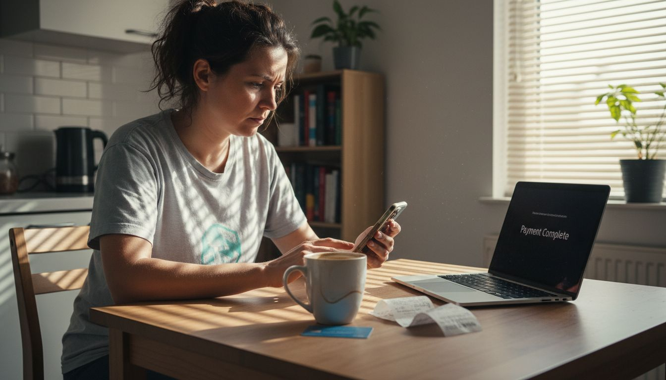 Sending crypto payment for service