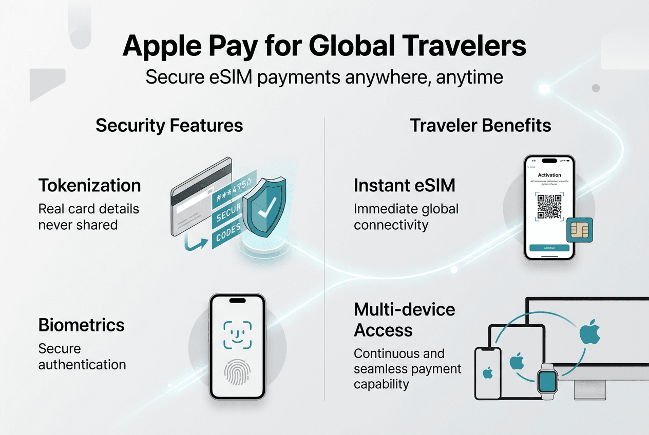 Infographic highlights Apple Pay benefits worldwide