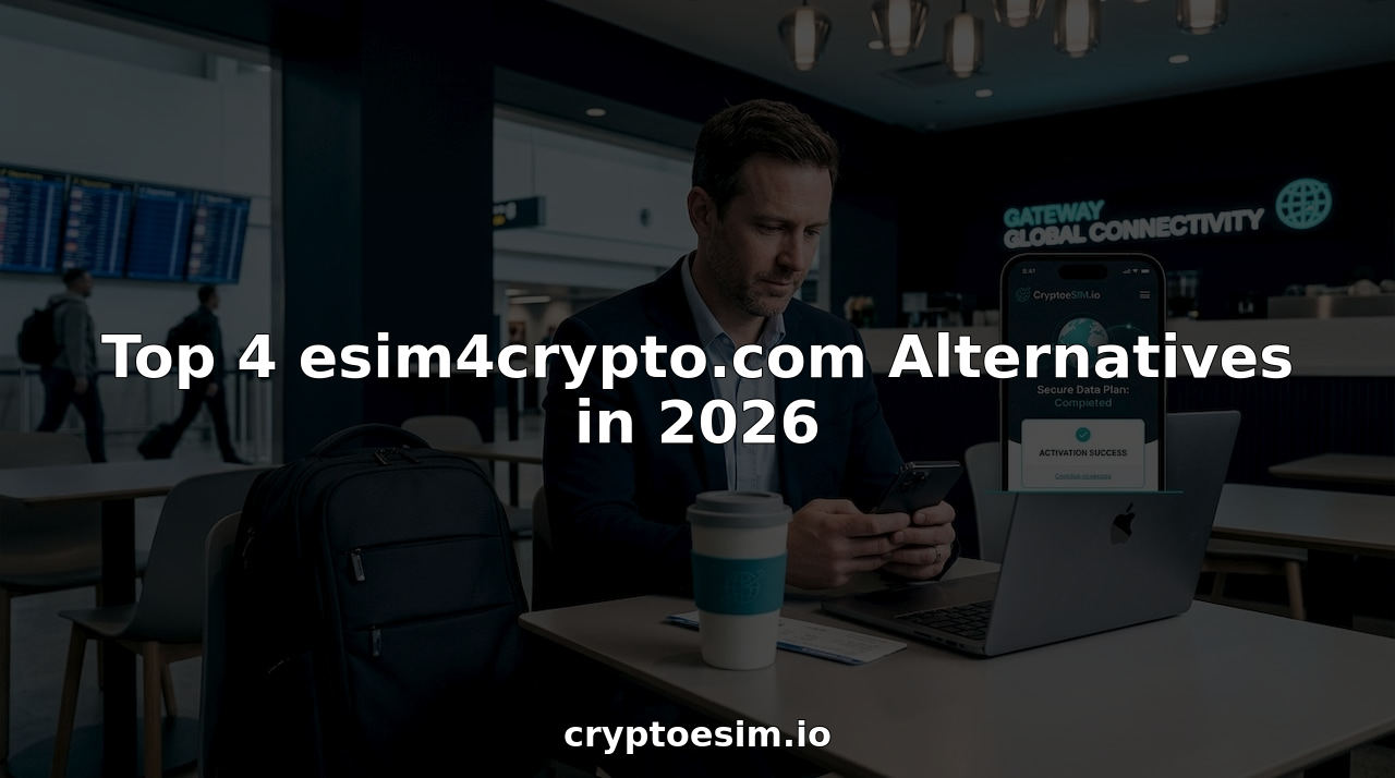 Top 4 esim4crypto.com Alternatives in 2026