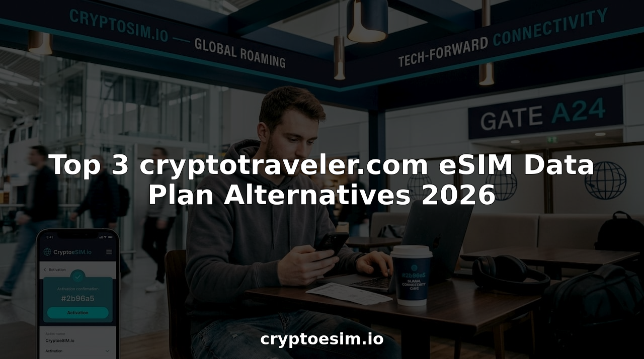 Top 3 cryptotraveler.com eSIM Data Plan Alternatives 2026