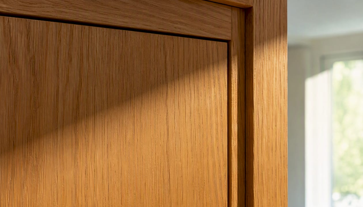 Inset cabinet door flush fit