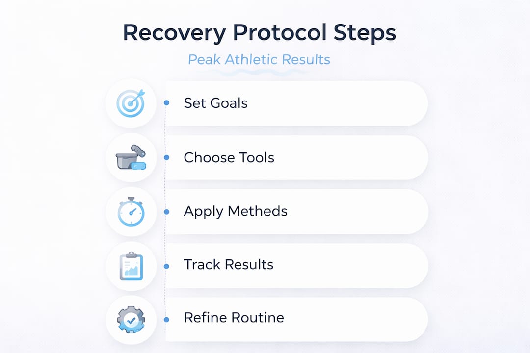 Vertical flow of recovery protocol steps