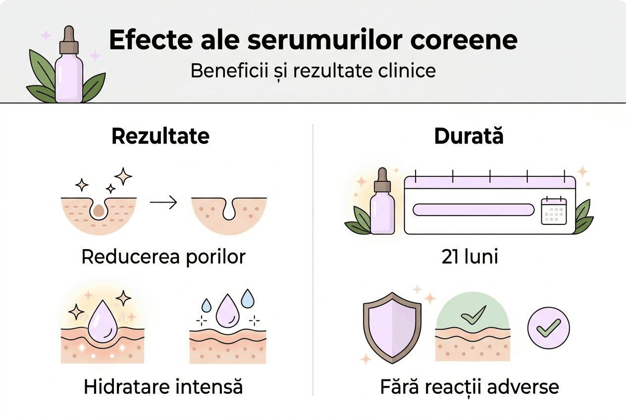 Infografic: Cum acționează serurile coreene asupra pielii