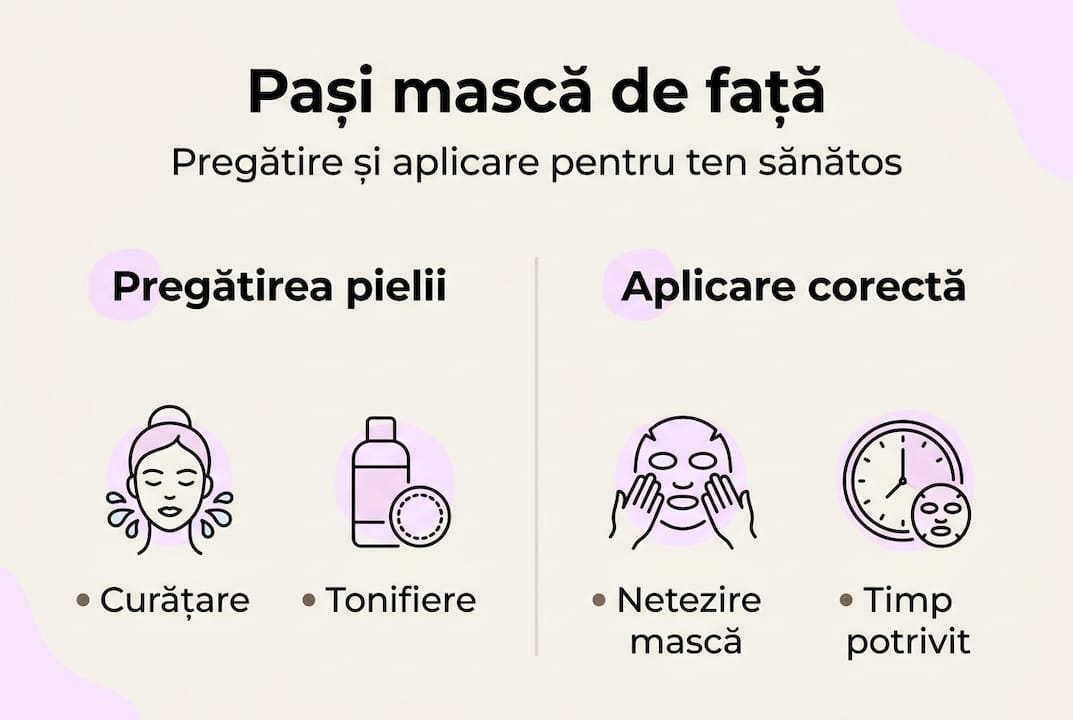 Infografic: cum să folosești corect măștile de față coreene și japoneze, pas cu pas