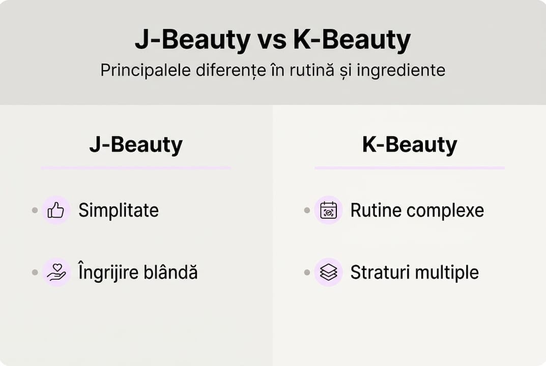 Infografic: J-Beauty vs. K-Beauty – care sunt principalele diferențe?