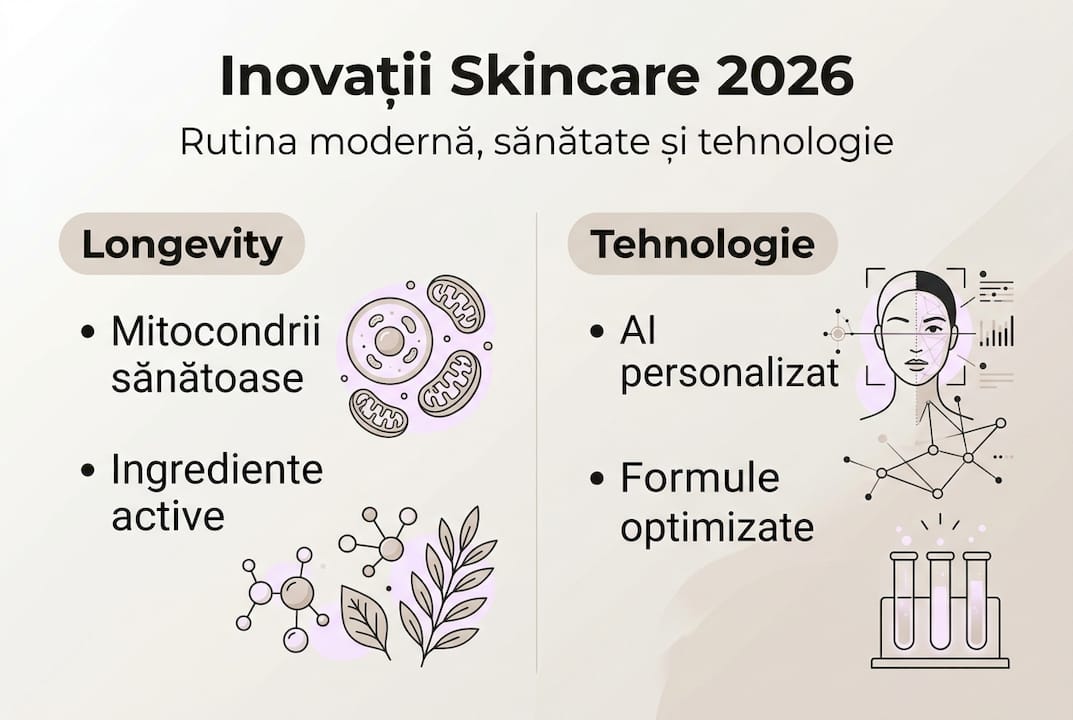 Descoperă într-un infografic cele mai importante noutăți și tendințe în îngrijirea pielii pentru anul 2026.