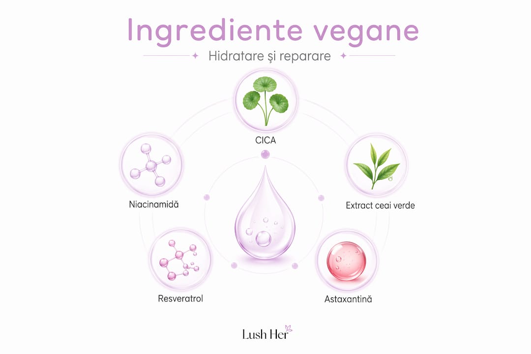 Infografic: cele mai importante ingrediente pentru o alimentație vegană