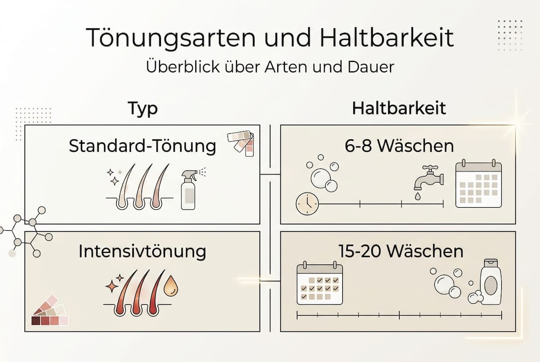 Übersicht: Verschiedene Arten von Haarfärbungen und wie lange sie halten