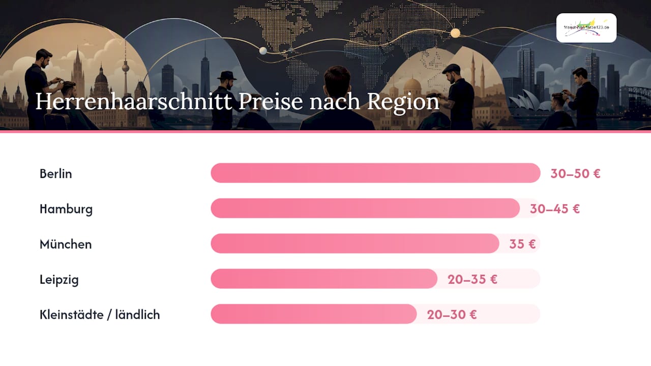 Übersicht: Friseurpreise im Vergleich – So viel kostet der Haarschnitt in deutschen Städten