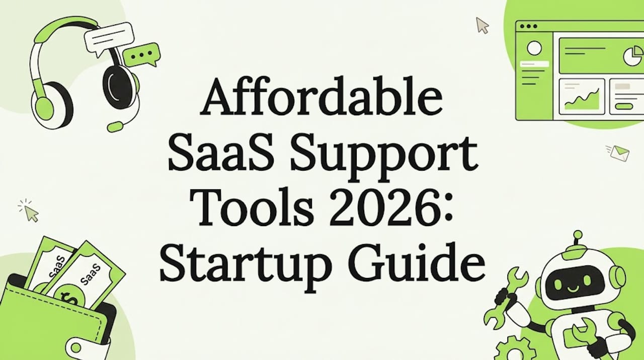 Affordable SaaS Support Tools 2026: Startup Guide