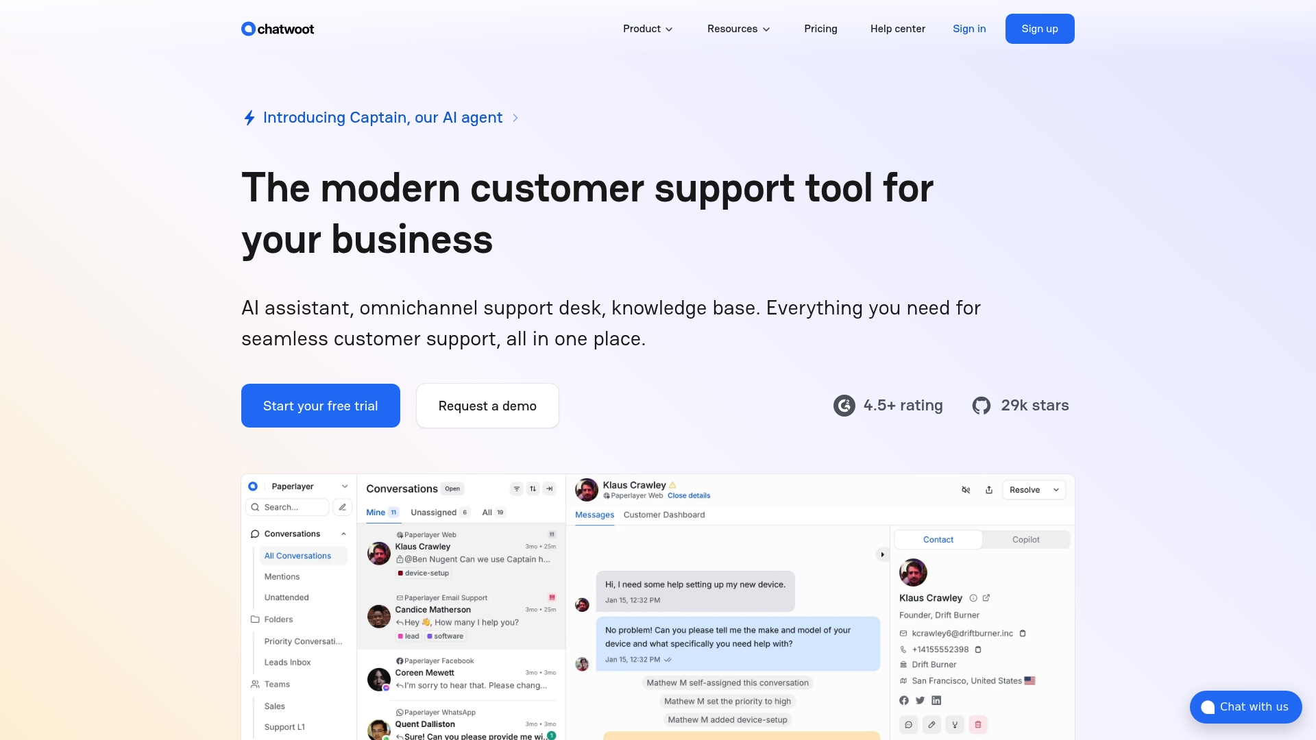 https://chatwoot.com