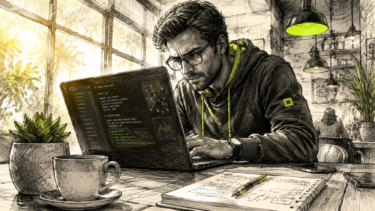 Developer focused on code and AI debugging