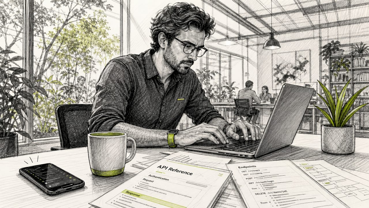 IT specialist integrating AI with support platform