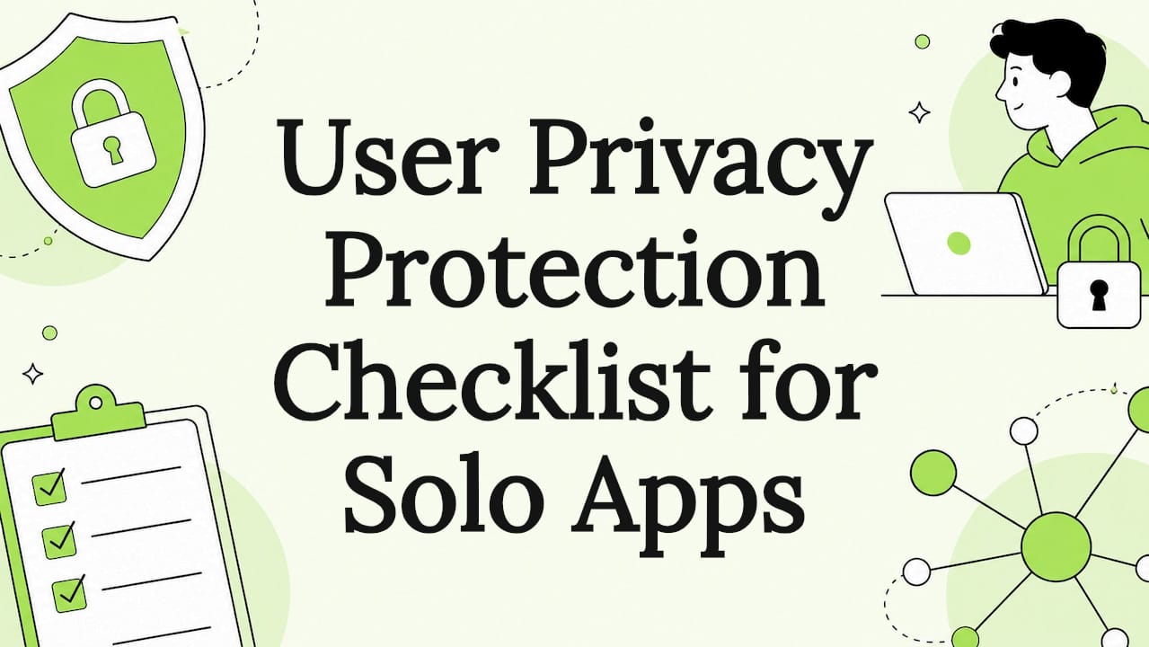 User Privacy Protection Checklist for Solo Apps