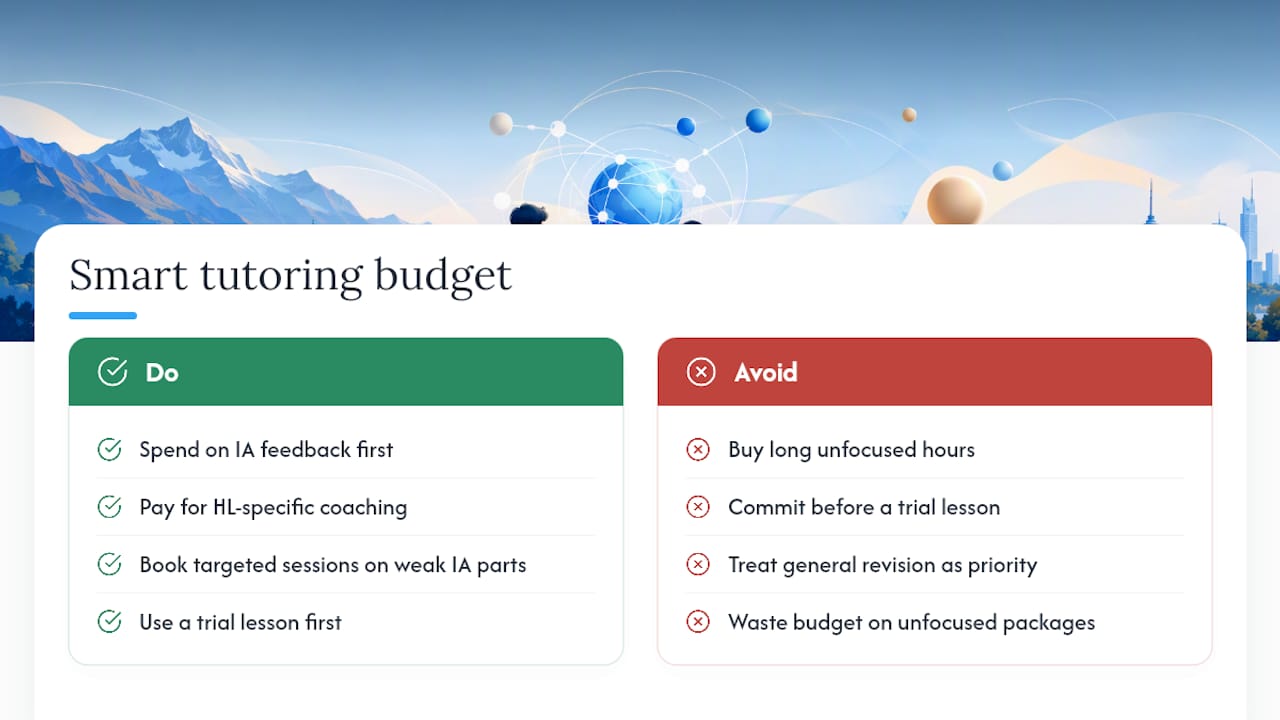 Budgeting Smart When Tutoring Money Is Tight — overview diagram