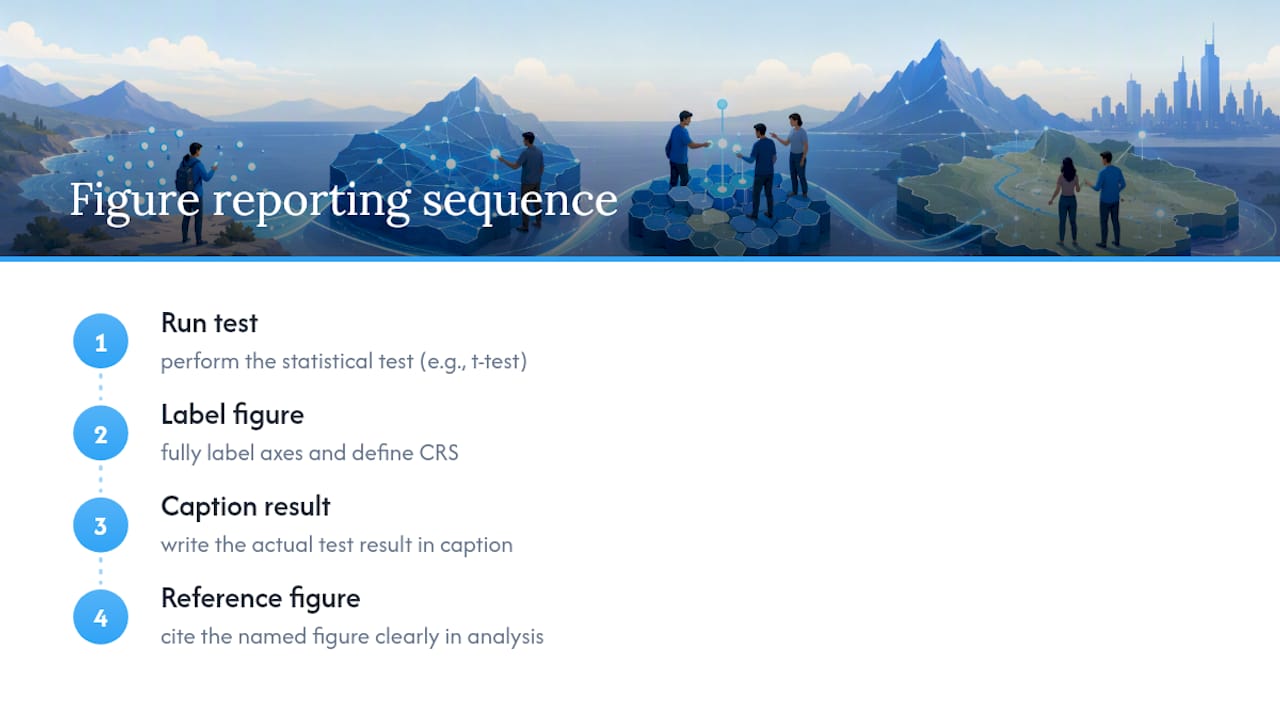 Workflow for reporting figures clearly