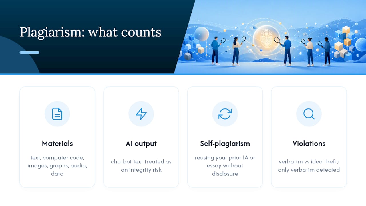 What Actually Counts as Plagiarism? — overview diagram