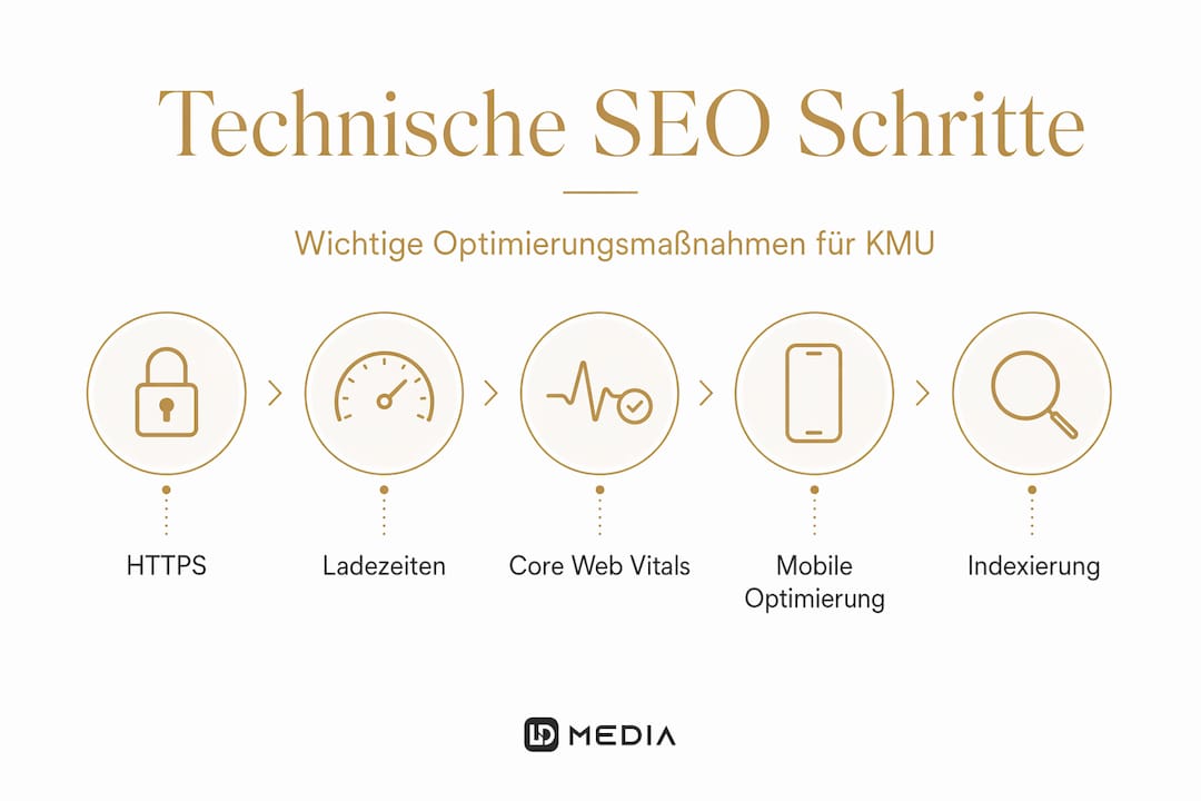 Übersicht: Technische SEO-Maßnahmen für kleine und mittlere Unternehmen auf einen Blick