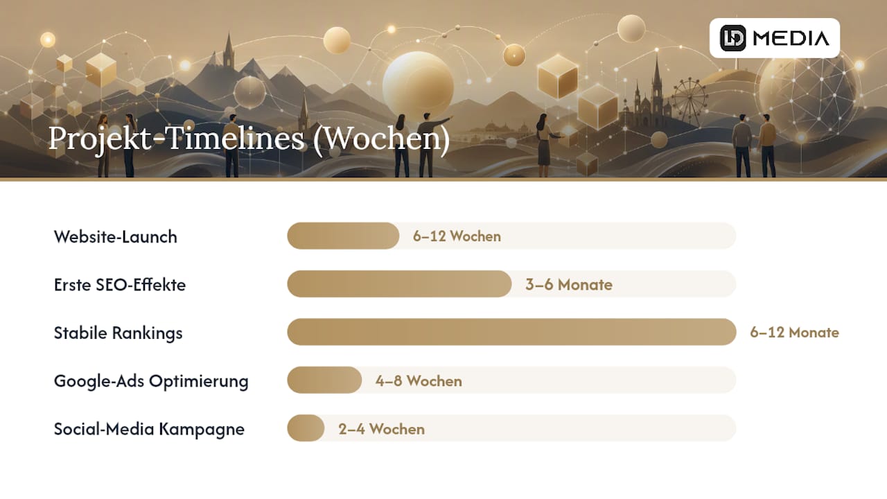 Was kosten Webdesign, SEO und SEA in Österreich? — overview diagram