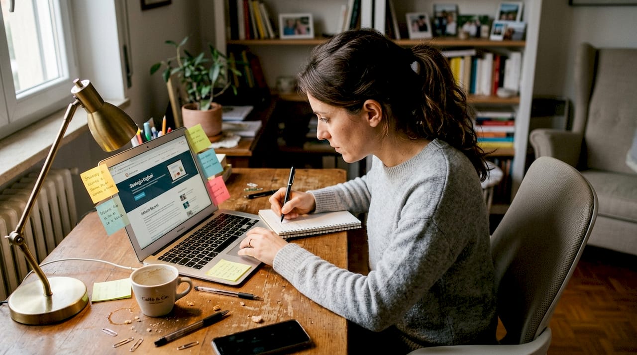 Lavorare da casa come freelance: creare contenuti digitali dal proprio studio