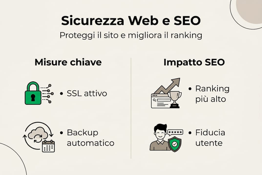 Infografica: come la sicurezza del sito web influisce sul posizionamento SEO