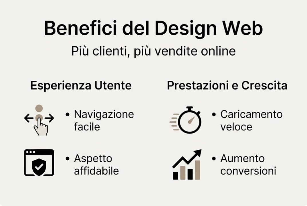 Infografica: come un buon design del sito web può aumentare la soddisfazione dei clienti e far crescere le vendite