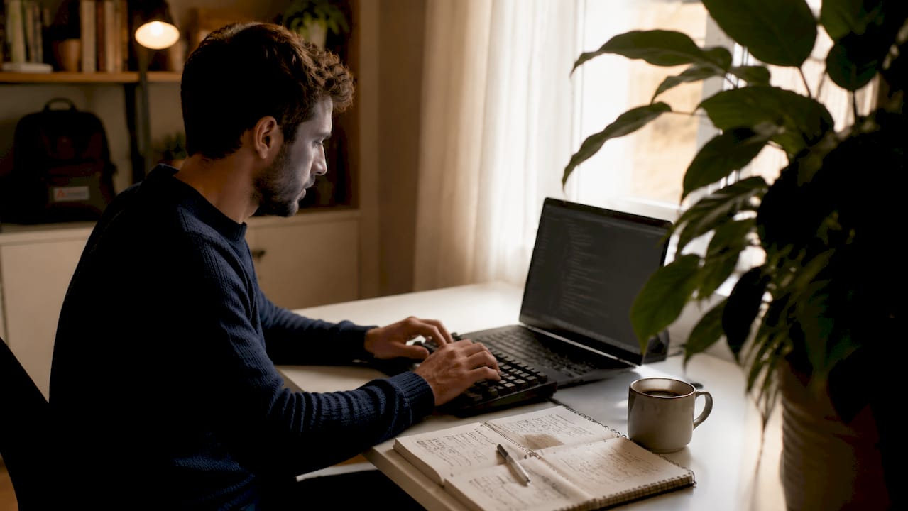 Mani che lavorano al computer per sviluppare un web accessibile a tutti