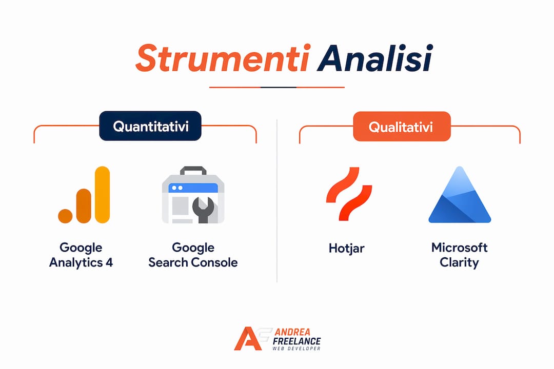 Infografica: confronto tra i principali strumenti per l’analisi del traffico web