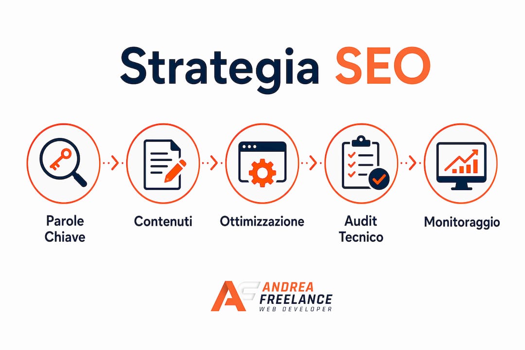 Infografica: tutti i passaggi fondamentali per una strategia SEO vincente