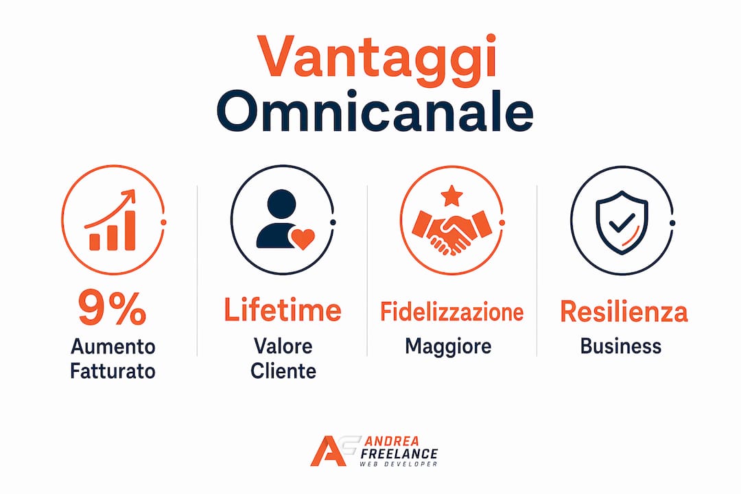 Infografica: tutti i benefici di una strategia omnicanale