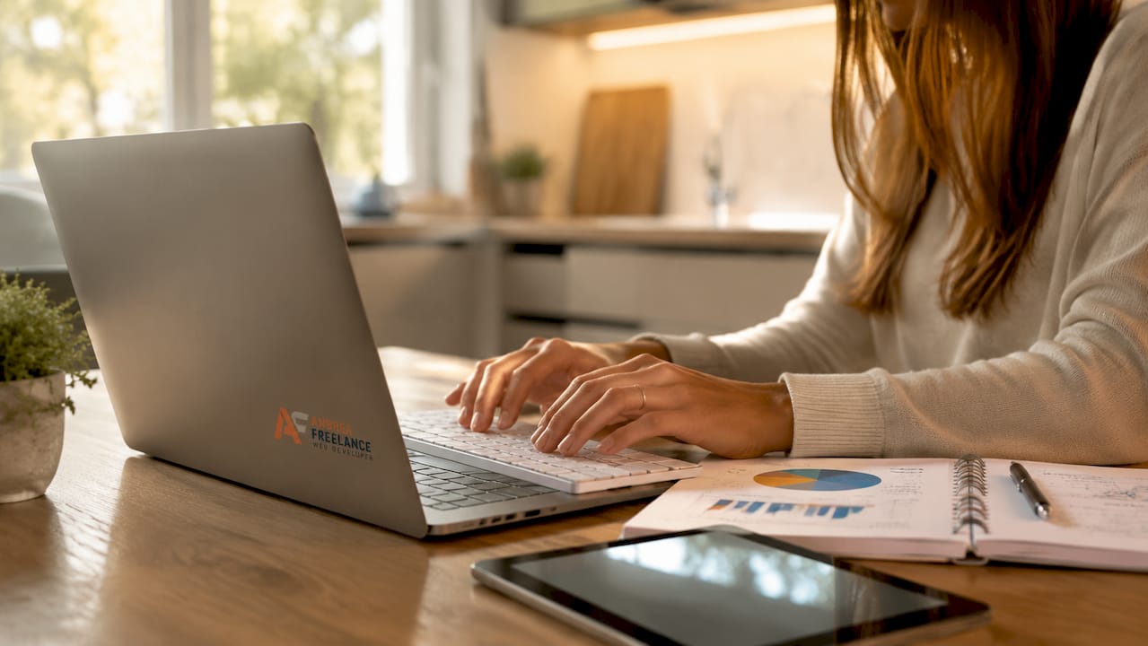 Mani al lavoro con strumenti di analisi