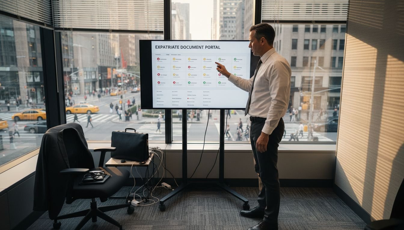 HR using expat document cloud platform