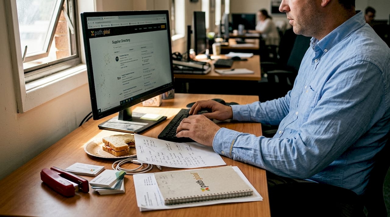 Relocation manager checks supplier directory