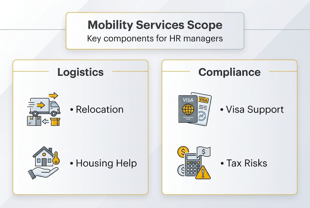 Infographic of mobility services core scope