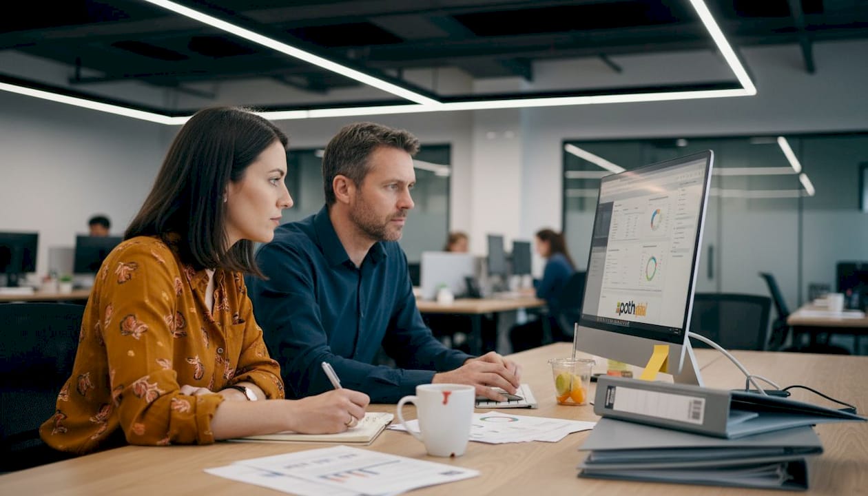 HR team sharing assignment tracking data