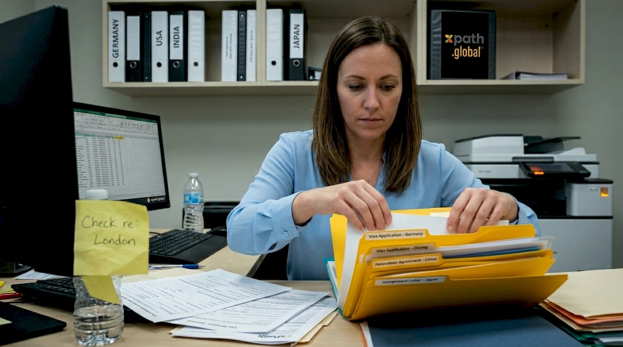 Assistant sorts global assignment documents