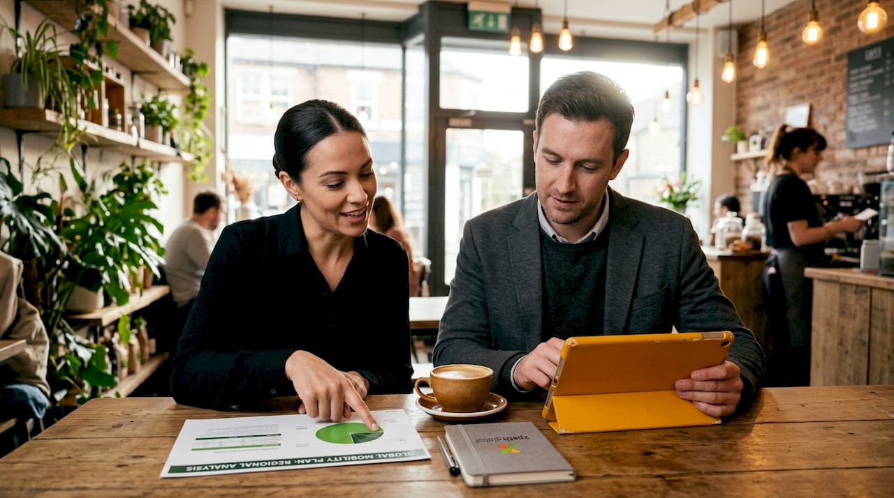 HR colleagues collaborate on mobility planning