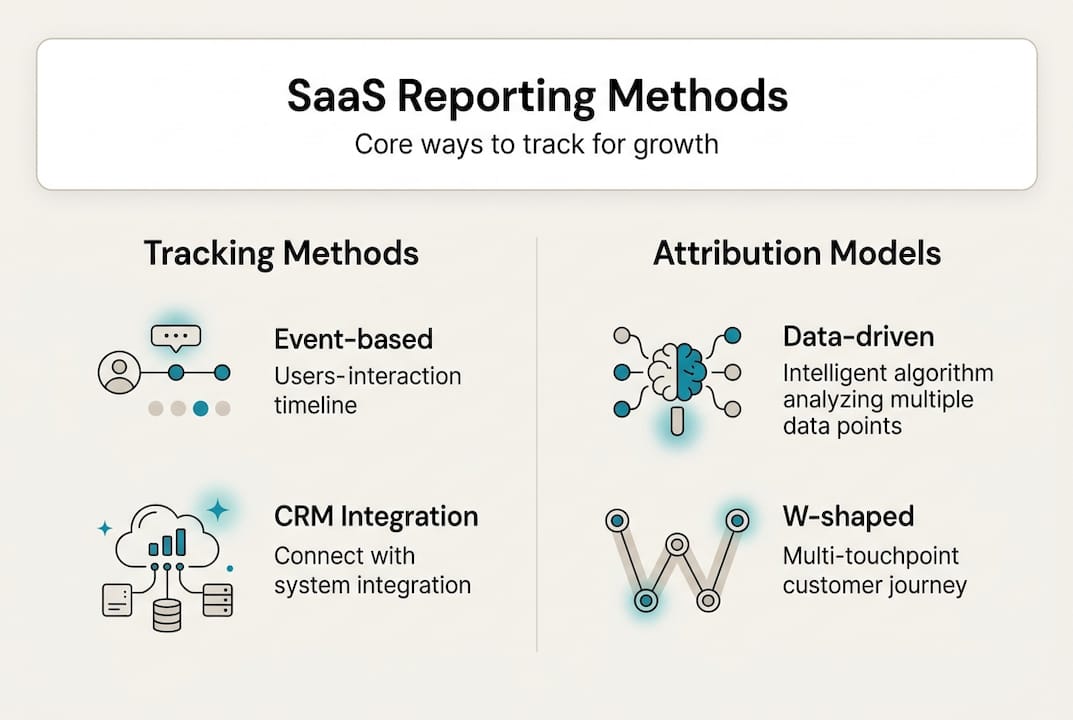 Infographic shows SaaS reporting methods and models