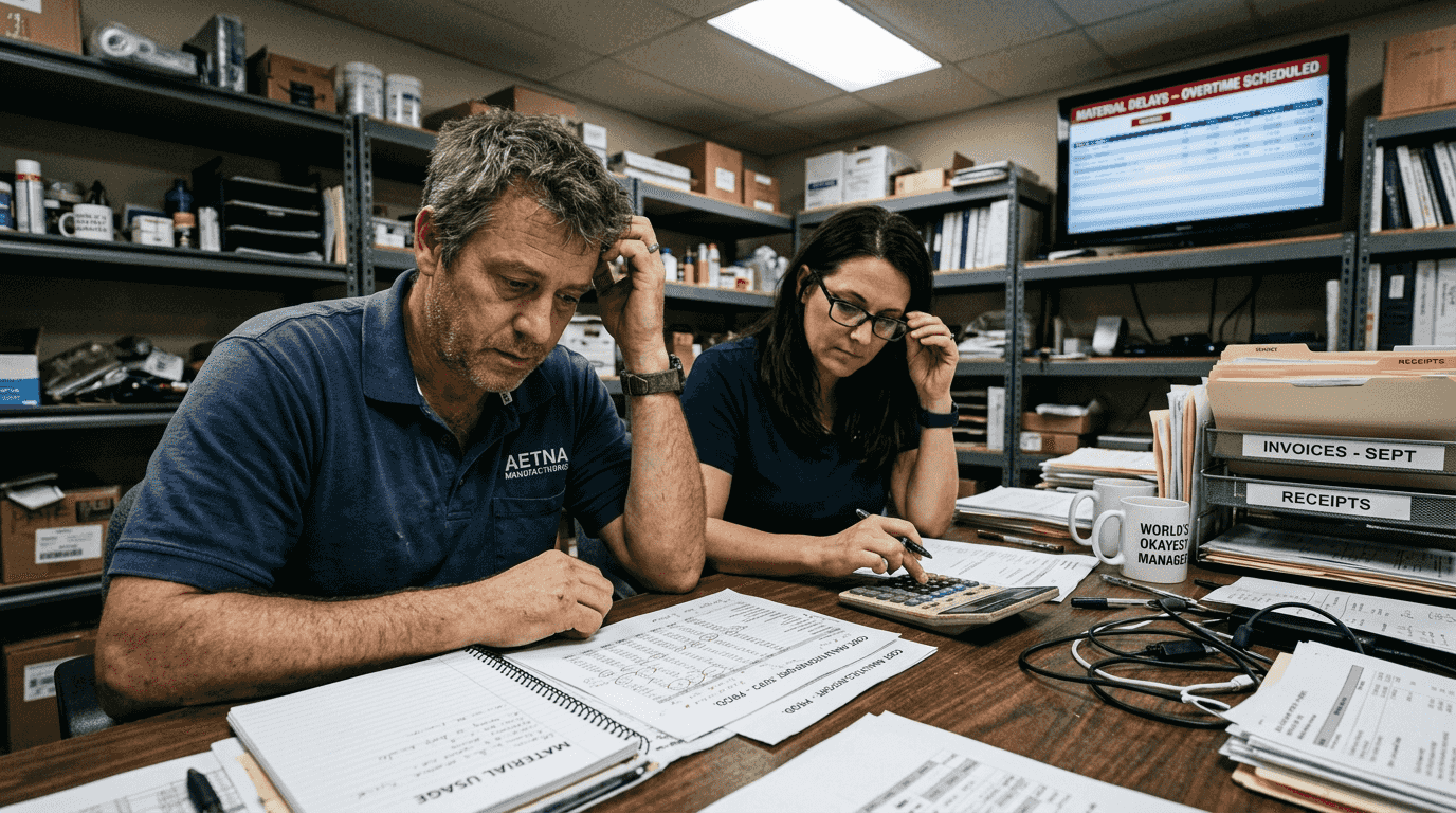 Managers assess cost impact of material delays