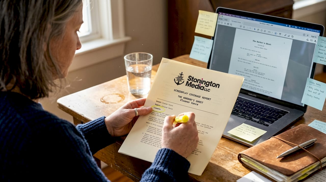 Close-up of comments section on coverage report