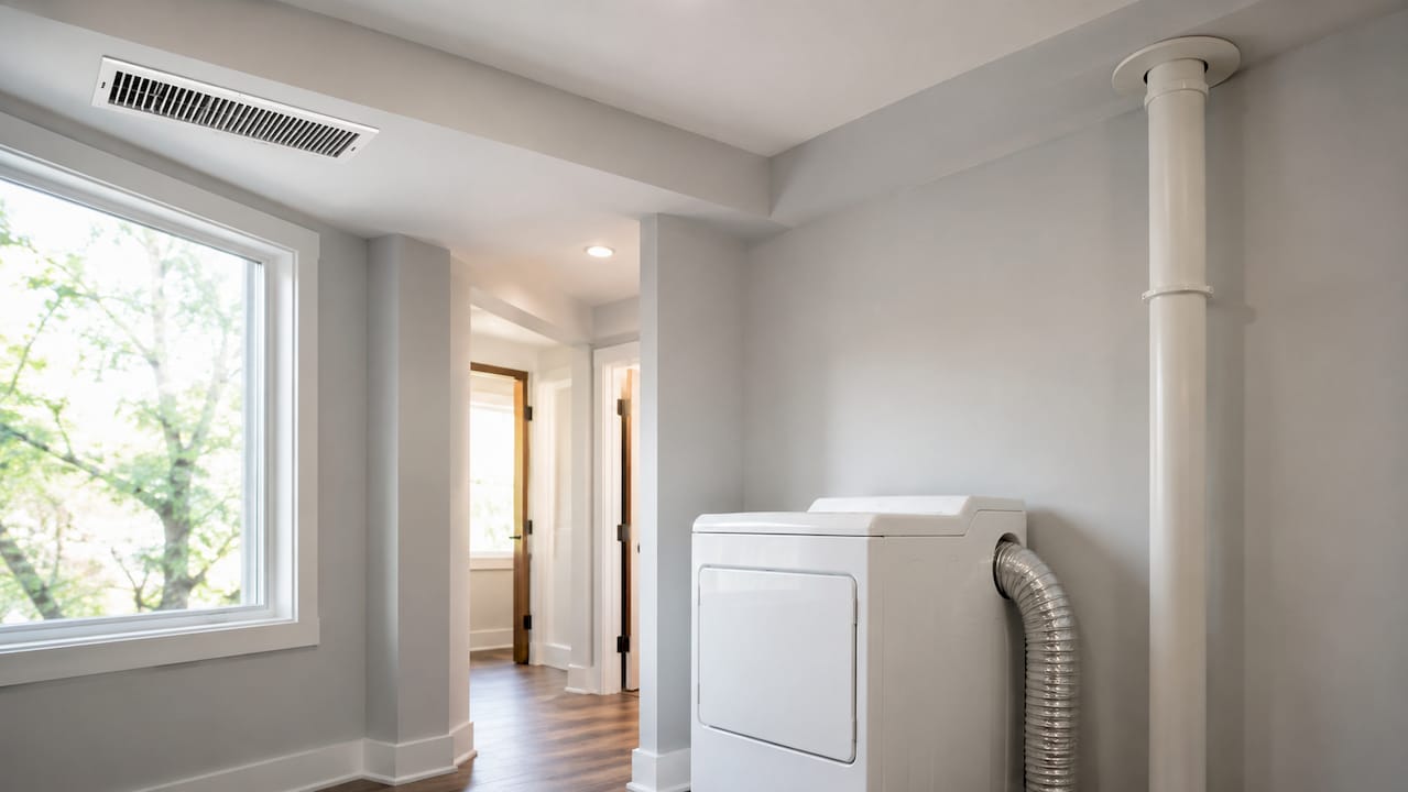 Three types of home vent blockages close-up
