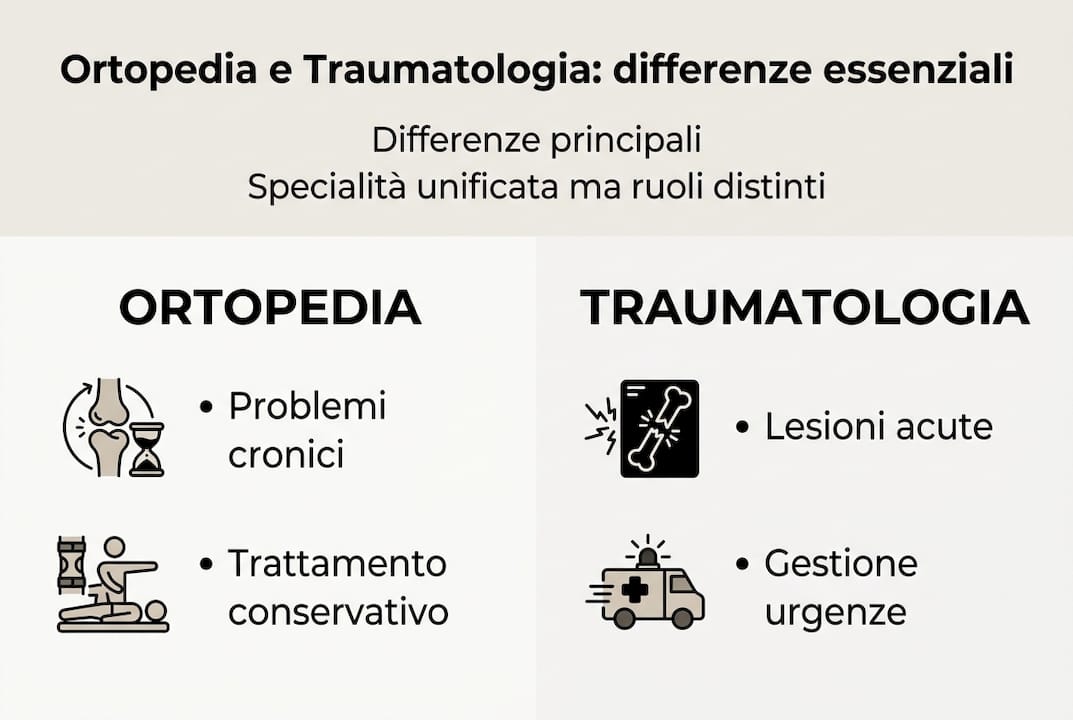Infografica: tutto quello che devi sapere su ortopedia e traumatologia