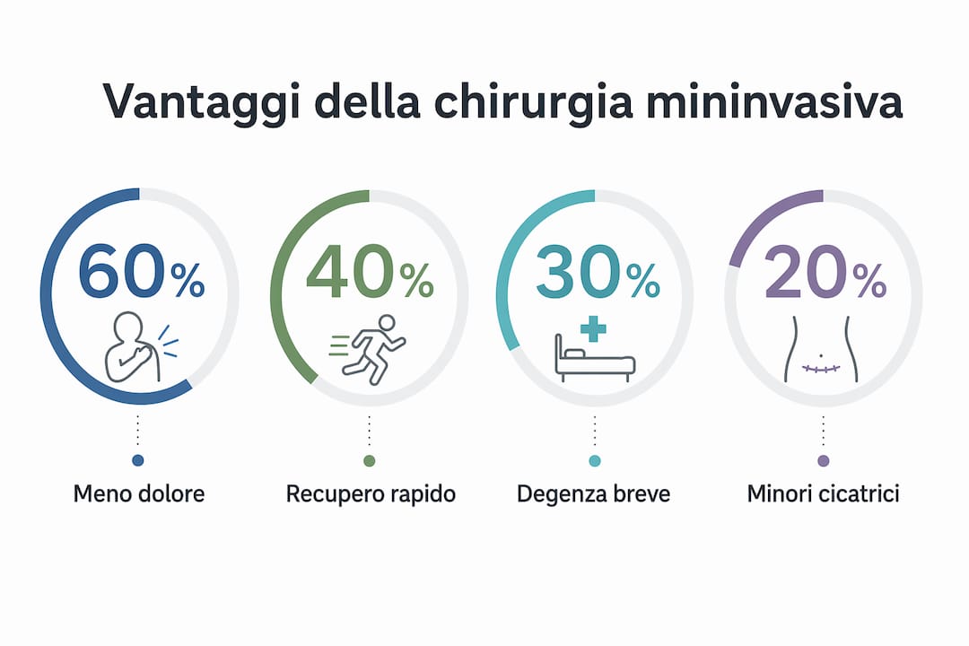 Infografica: tutti i benefici della chirurgia mininvasiva