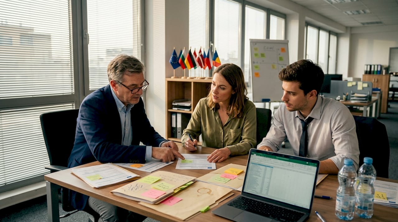 1775201805893 HR team reviewing EU social security forms EU social security coordination for expatriates: 2026 guide Recommended Image