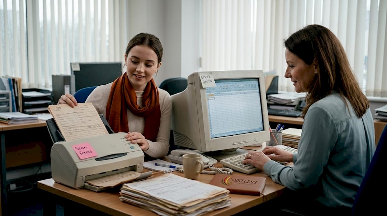 HR team processes non-EU work applications