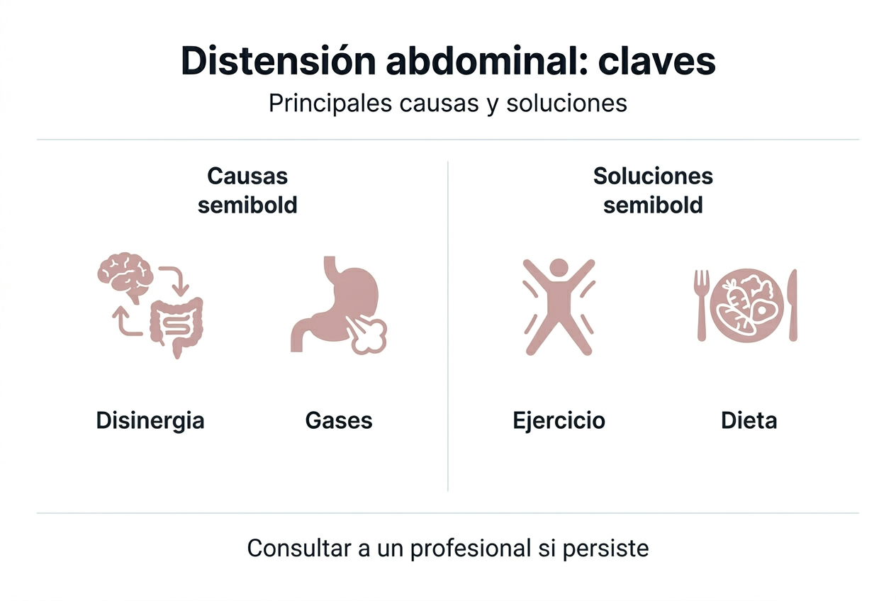 Infografía: ¿Por qué se produce la hinchazón abdominal y cómo aliviarla?