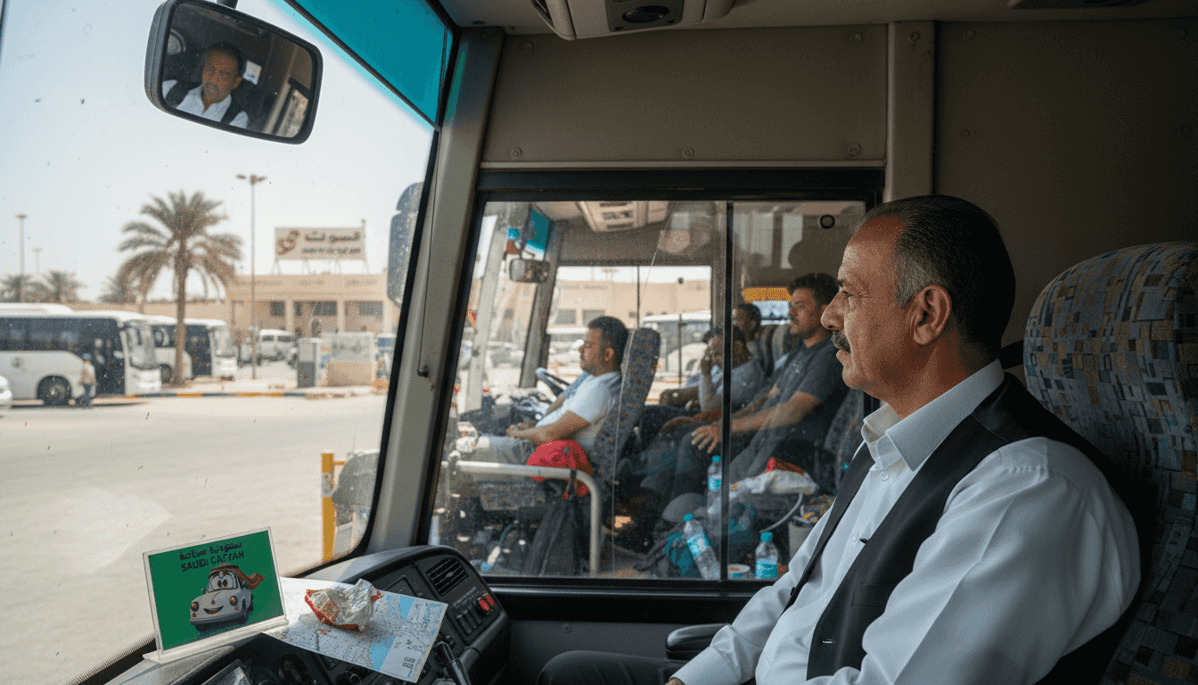 Coach bus interior for group travel comfort
