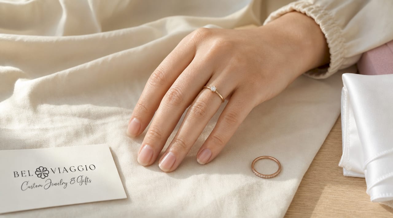 Close-up hand photo ideal for ring try-on